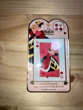 Disney Alice in Wonderland Lip Gloss Palette - 4 Shades Vanilla Scented New